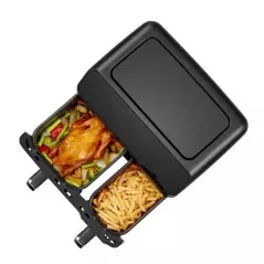 Friteuse a air électrique HISENSE H09AFBK2S5 5.3 litre et 3.3 litres double