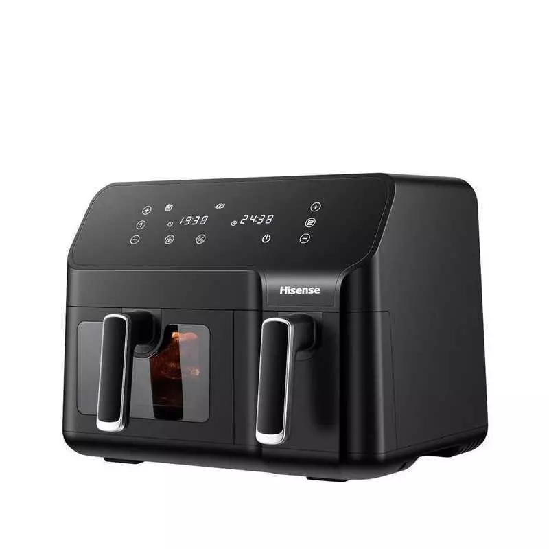 Friteuse a air électrique HISENSE H09AFBK2S5 5.3 litre et 3.3 litres double