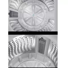 Machine à laver SAMSUNG WA-12CG5441 10KG chargement par le haut full automatique