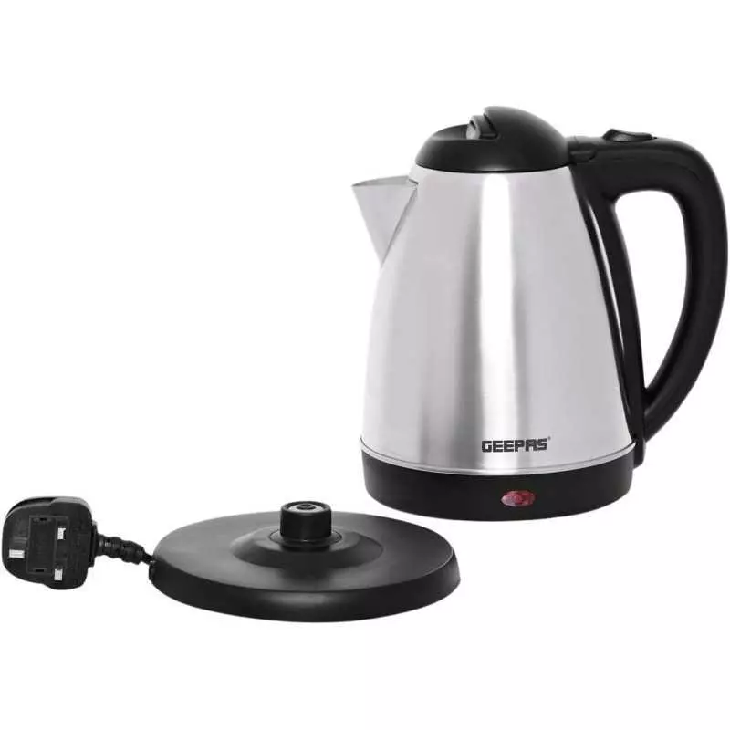 Bouilloire électrique en acier inoxydable GEEPAS GK5454N 1,8 litres 1500 watts