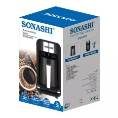 Cafetière turque SONASHI STCM-4974 400 ml, 500 W, inox avec arrêt automatique