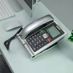 Téléphone Fixe GEEPAS GTP28011 avec identification de l'appelant