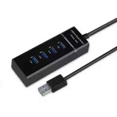 Hub USB 3.0  1 Multifonction 4 Ports