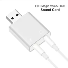 Carte son stéréo externe 3D virtuelle 7.1 canaux