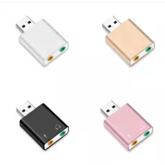 Carte son stéréo externe 3D virtuelle 7.1 canaux