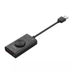 Carte son stéréo micro haut-parleur casque prise audio 3.5mm interrupteur muet réglage du Volume