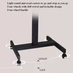 Support table de Bureau TV S-M01 réglable manuelle