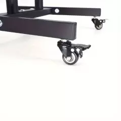 Support téléviseur Y609S-2 avec roues verrouillable et étagère réglable de 32 a 55 pouces