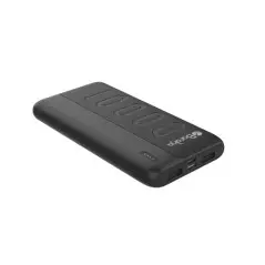 Power Bank Baraka BRK-PB16 10000mAh Noir Avec 1 Entrée Micro/Type-C Et 2 Sorties USB