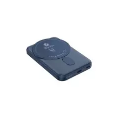 Power Bank Sans Fil Baraka BRK-PB99 5000mAh Bleu Avec 1 Entrée Type-C Et Lightning + 1 Sortie Type-C Et Sans Fil