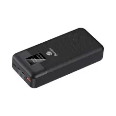 Power Bank BRK-PB77 BRK-PB77 20000mAh Noir Avec 1 Entrée Type-C Et 2 Sorties USB & Type-C + 2 Sorties Cable Type-C & Lightning