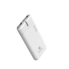 Power Bank Baraka BRK-PB66 10000mAh Blanc Avec 1 Entrée Type-C Et 2 Sorties USB + 1 Sortie Type-C