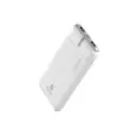 Power Bank Baraka BRK-PB66 10000mAh Blanc Avec 1 Entrée Type-C Et 2 Sorties USB + 1 Sortie Type-C
