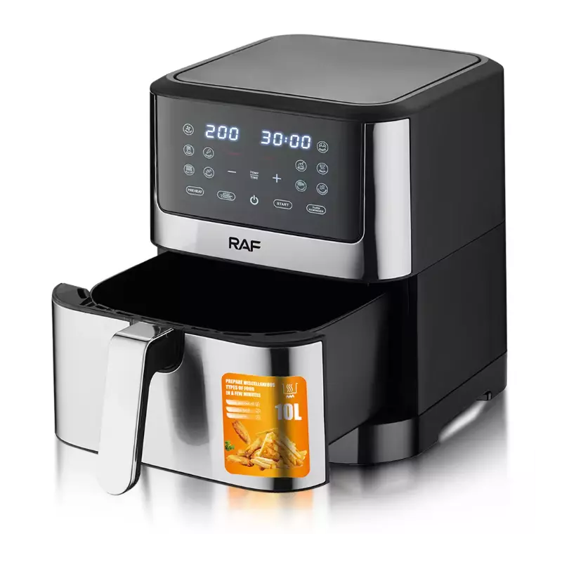 Friteuses à air électrique 10 Litres avec cuiseur à air numériques à gril