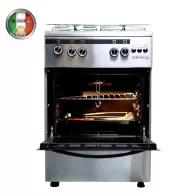 Cuisinière 4 feux TECHNOLUX TEC60CS 60X60cm new inox