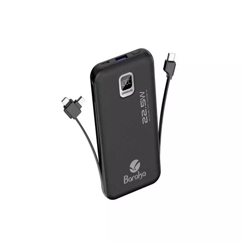 Power Bank Baraka BRK-PB19 10000mAh Noir