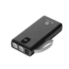Power Bank Baraka BRK-PB23 Noir 20000mAh Avec 1 Entrée Type-C Et 2 Sorties USB + Torche
