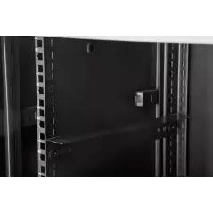 Coffret informatique 6U emplacement ventilo et multiprise 530x400cm