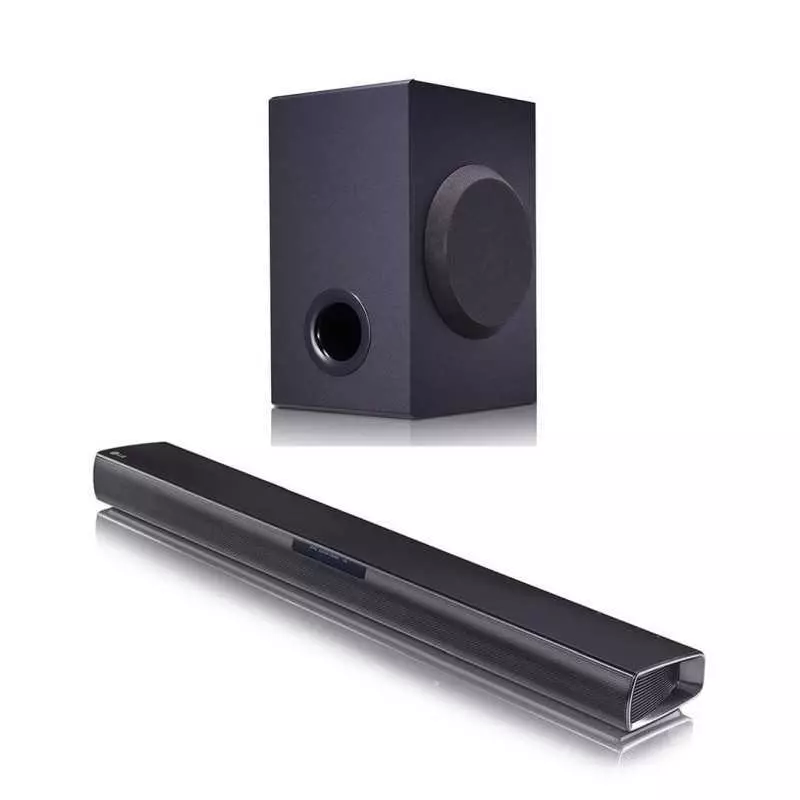 Bar de son LG SQC1 système 2.1 160W Caisson de basses sans fil