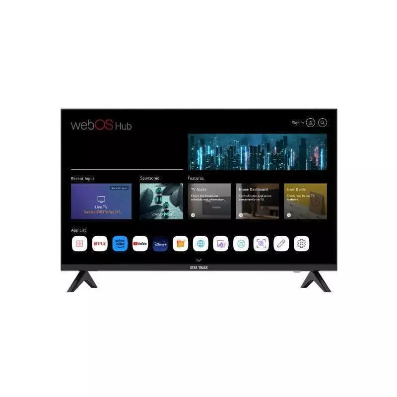 Téléviseur LED Smart TV STAR TRACK ST58K-LG1200WEB 58"pouces 146cm