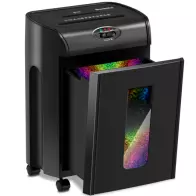 Destructeur de papier Metro by Winland, capacité de coupe croisée de 15 feuilles, CD290P