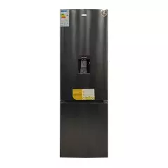 Réfrigérateur combine 3 tiroirs ELACTRON FN243D grand modele avec fontaine noir