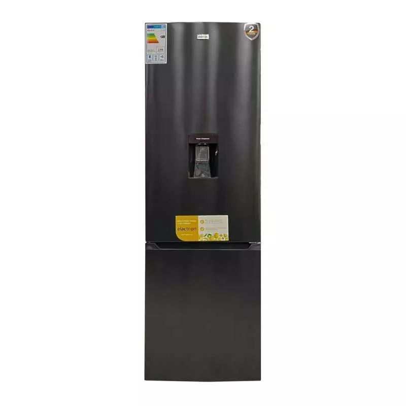 Réfrigérateur combine 3 tiroirs ELACTRON FN243D grand modele avec fontaine noir