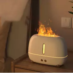 Humidificateur arôme Simulation 3D flamme lumière parfum atomiseur A318