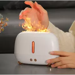 Humidificateur arôme Simulation 3D flamme lumière parfum atomiseur A318