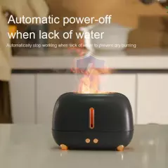 Humidificateur arôme Simulation 3D flamme lumière parfum atomiseur A318