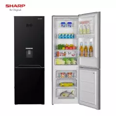 Réfrigérateur combine 3 tiroirs SHARP SJ-BG415D 324 litres noir