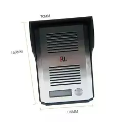 Système d'interphone bidirectionnel, appel unidirectionnel et fonction de déverrouillage à 2 fils