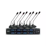 Système de microphone de conférence UHF sans fil à 8 canaux SHURE UR8000