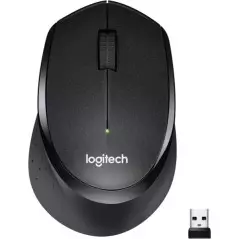 Souris sans fil LOGITECH B330 Silent Plus droitier capteur optique 1000 dpi 3 boutons noir