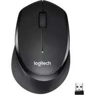 Souris sans fil LOGITECH B330 Silent Plus droitier capteur optique 1000 dpi 3 boutons noir