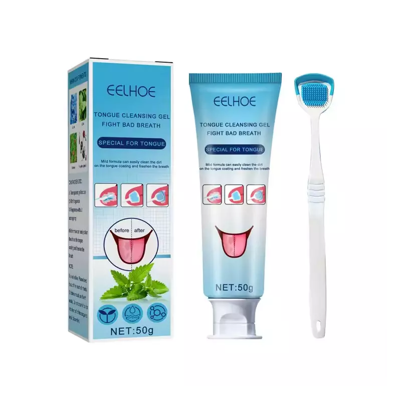 Gel nettoyant de la langue pour prévenir les mauvaises Haleine