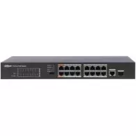 Switch 16 Port PoE FE PoE+ 1-Port Gigabit Combo DAHUA DH-PFS3117-16ET-135