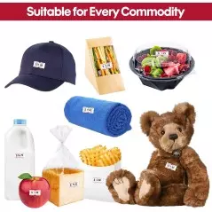 Lot de 10 rouleaux de 5000 étiquettes autocollants pour étiqueteuse Mx-5500