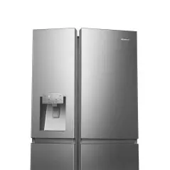 Réfrigérateur side by side 4 portes HISENSE RS-82WS4SB 628 litres avec fontaine inox inverter wifi