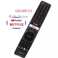 Télécommande téléviseur pour SHARP GB346WJSA avec recherche Google