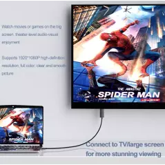 Câble adaptateur HDMI 1080p 60Hz USB3.0 mâle HDTV vers USB 3.0 Justlink 1.8m