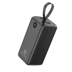 Power Bank Baraka BRK-PB29 50000mAh avec 1 entrée micro/type-C et 4 sorties USB noir