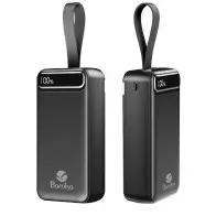Power Bank Baraka BRK-PB24 30000mAh avec 1 entrée micro/type-C et 2 sorties USB noir