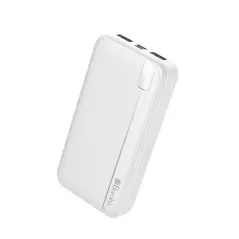 Power Bank Baraka BRK-PB13 20000mAh avec 1 Entrée micro/type-C et 2 Sorties USB blanc