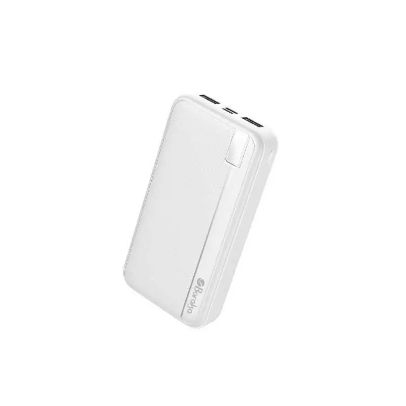Power Bank Baraka BRK-PB13 20000mAh avec 1 Entrée micro/type-C et 2 Sorties USB blanc