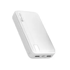 Power Bank Baraka BRK-PB13 20000mAh avec 1 Entrée micro/type-C et 2 Sorties USB blanc