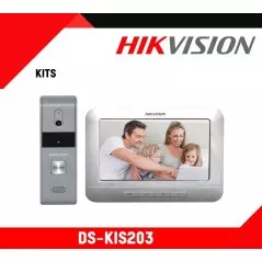 Kit d'interphone vidéo pour villa Hikvision DS-KIS203