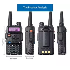 Talkie walkie portable radio amateur Baofeng BF-UV5R UV-5R 5W VHFUHF