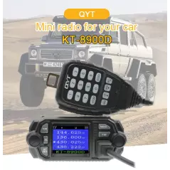 Talkie walkie mobile radio double bande QYT KT-8900D VHF UHF 136-174400-480 MHz 25W 200 canaux