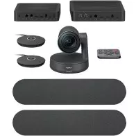 Caméra de visioconférence Logitech Rally Plus Ultra HD 4K - angle de vue 90° - zoom 15x - 4 microphone